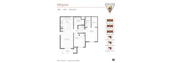 Mojave floor plan at Mesa Vista in Casa Grande, AZ.
