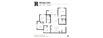 Ryder Ridge-Morgan ADA Floor Plan