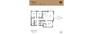 The image of the Pace floor plan at Calypso at Ballpark Village in Goodyear, AZ.