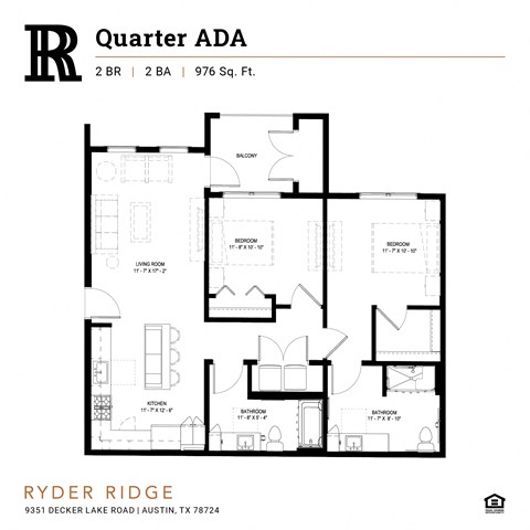 Ryder Ridge-Quarter ADA Floor Plan