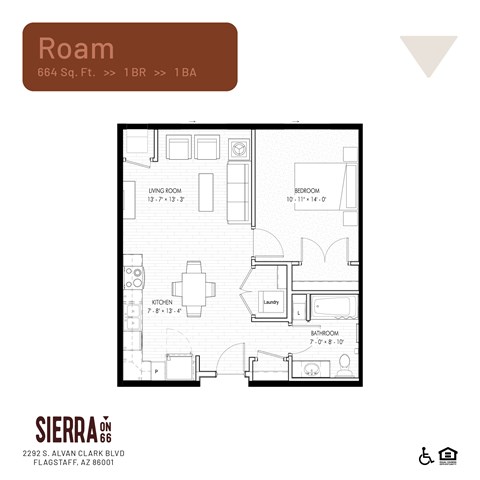 Sierra on 66-Roam Floor Plan