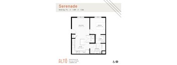 The Serenade floor plan at Alto Apartments in Maricopa, Arizona