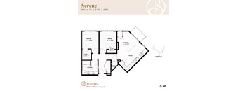 Serene Floor Plan at Belterra Apartments in Plymouth MN