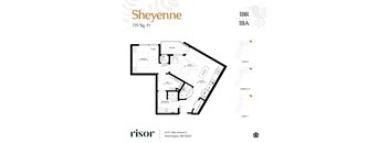 Sheyenne floor plan at Risor of Bloomington. 
