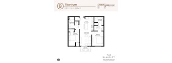 a floor plan of the blakely apartments