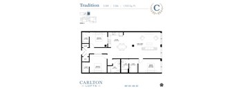 Floor Plan at Carlton Lofts in Clouqet, MN.