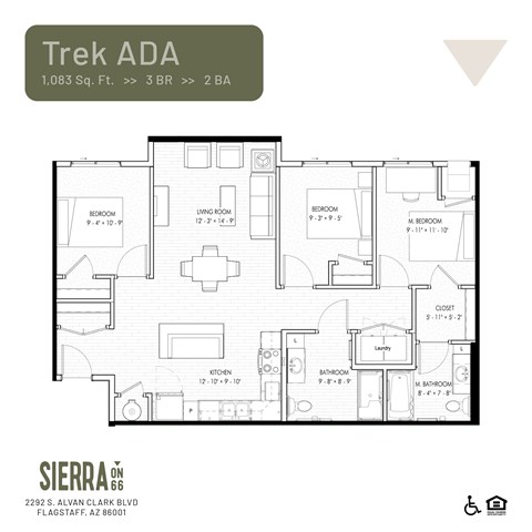 Sierra on 66-Trek ADA Floor Plan