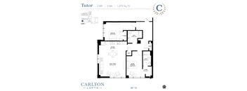Floor Plan at Carlton Lofts in Clouqet, MN.