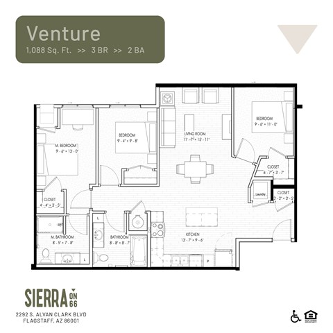 Sierra on 66-Venture Floor Plan