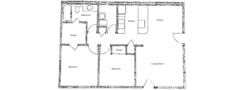 a diagram of a floor plan of a house