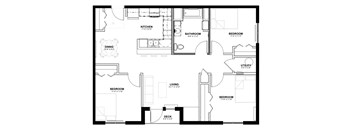 3 Bedroom Floor Plan