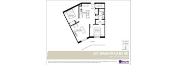 A floor plan for apartment number 207 at Baydo Development Corporation.