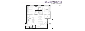 Unit A - 2 Bedroom