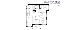 Unit D - 2 Bedroom