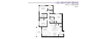Unit K - 3 Bedroom