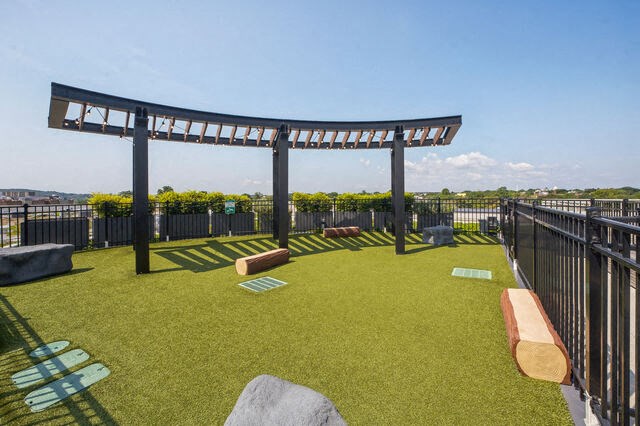 a grassy area with  at Park Kennedy, Washington