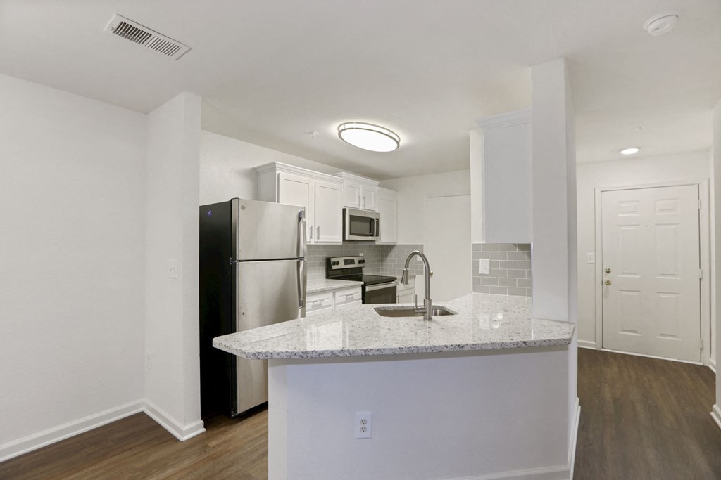 Sink With Faucet In Kitchen at The Fields of Manassas, Virginia