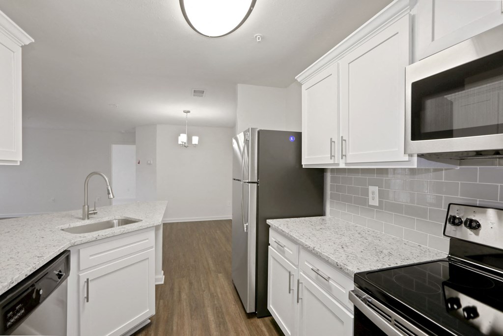 Modern Kitchen With Custom Cabinet at The Fields of Manassas, Manassas
