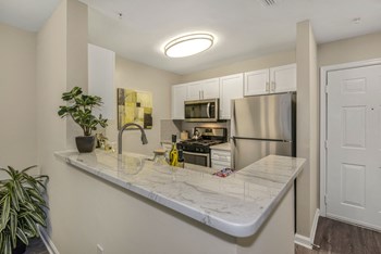 Kitchen Bar With Granite Counter Top Kitchen Bar With Granite Counter Top at Westerly at Worldgate, Herndon, VA, 20170 - Photo Gallery 6