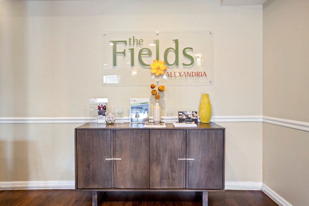 Welcoming Property Signage at The Fields of Alexandria, Virginia