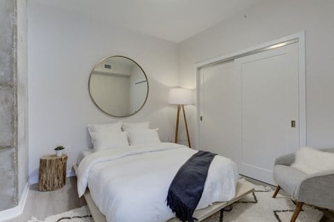 Lavish Bedroom With Ample Storage at 1405 Point, Baltimore