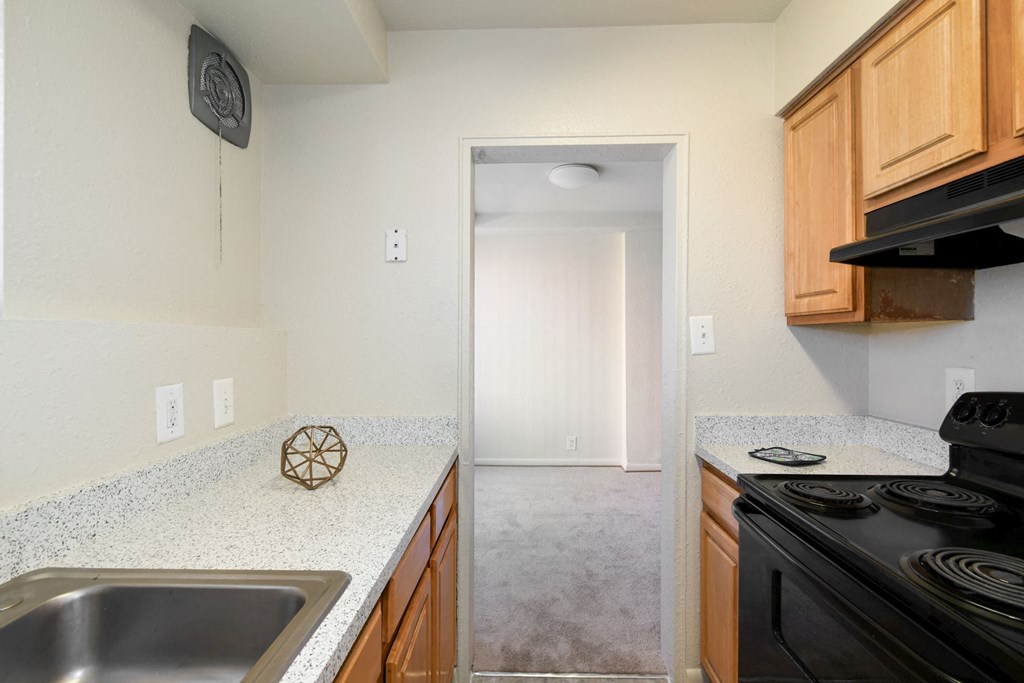 Kitchen Interior at The Fields of Old Town, Alexandria, VA, 22302