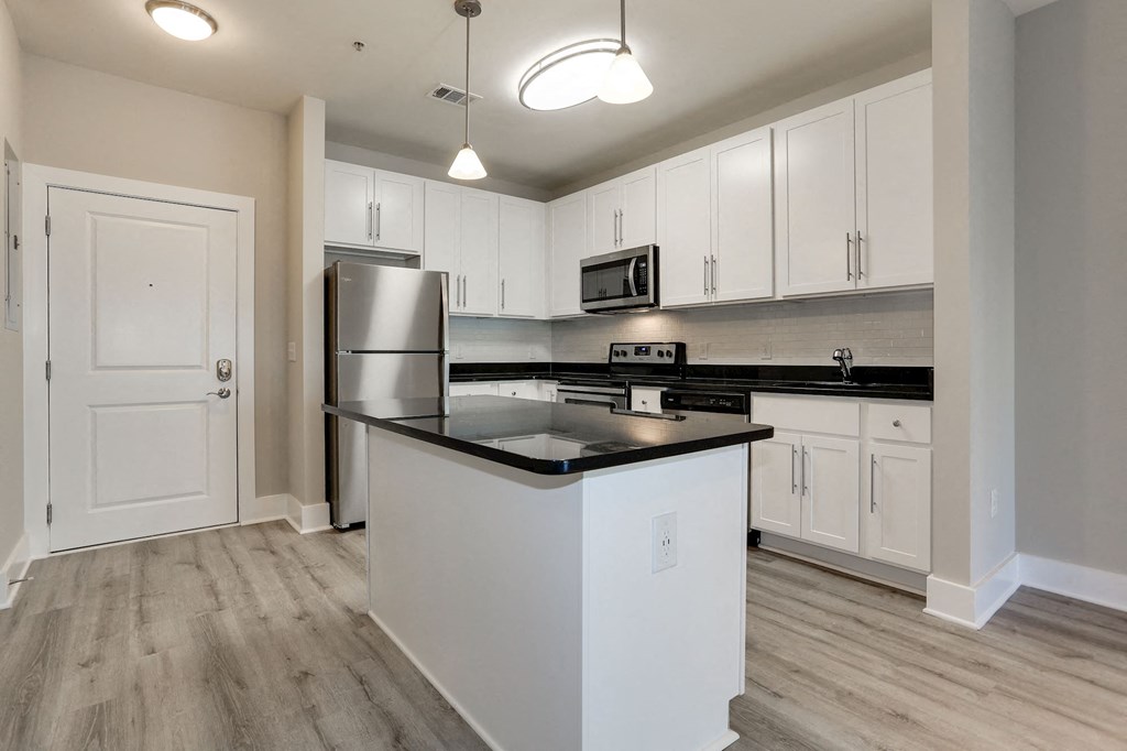 Fitted Kitchen With Island Dining at 800 Carlyle, Virginia, 22314