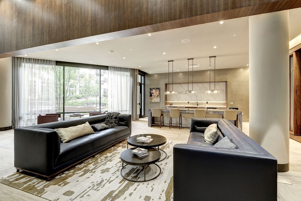 Living Room at Highgate at the Mile, McLean, VA 22102