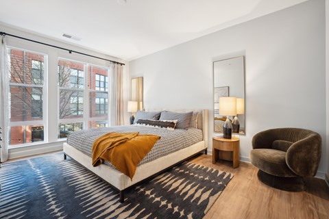 Spacious master bedroom