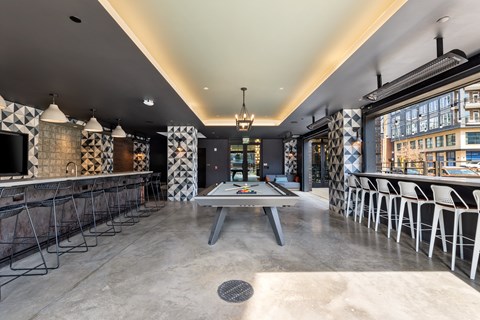 Apartment Clubhouse at Hawkins Press Apartments, Charlotte, NC, 28203