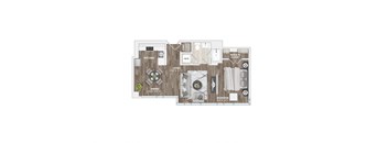 A6A Floor Plan at 1305 Dock Street, Maryland, 21231