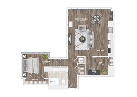 A9D Floor Plan at 1305 Dock Street, Baltimore, 21231