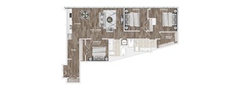 a floor plan of a 2103 sq ft apartment