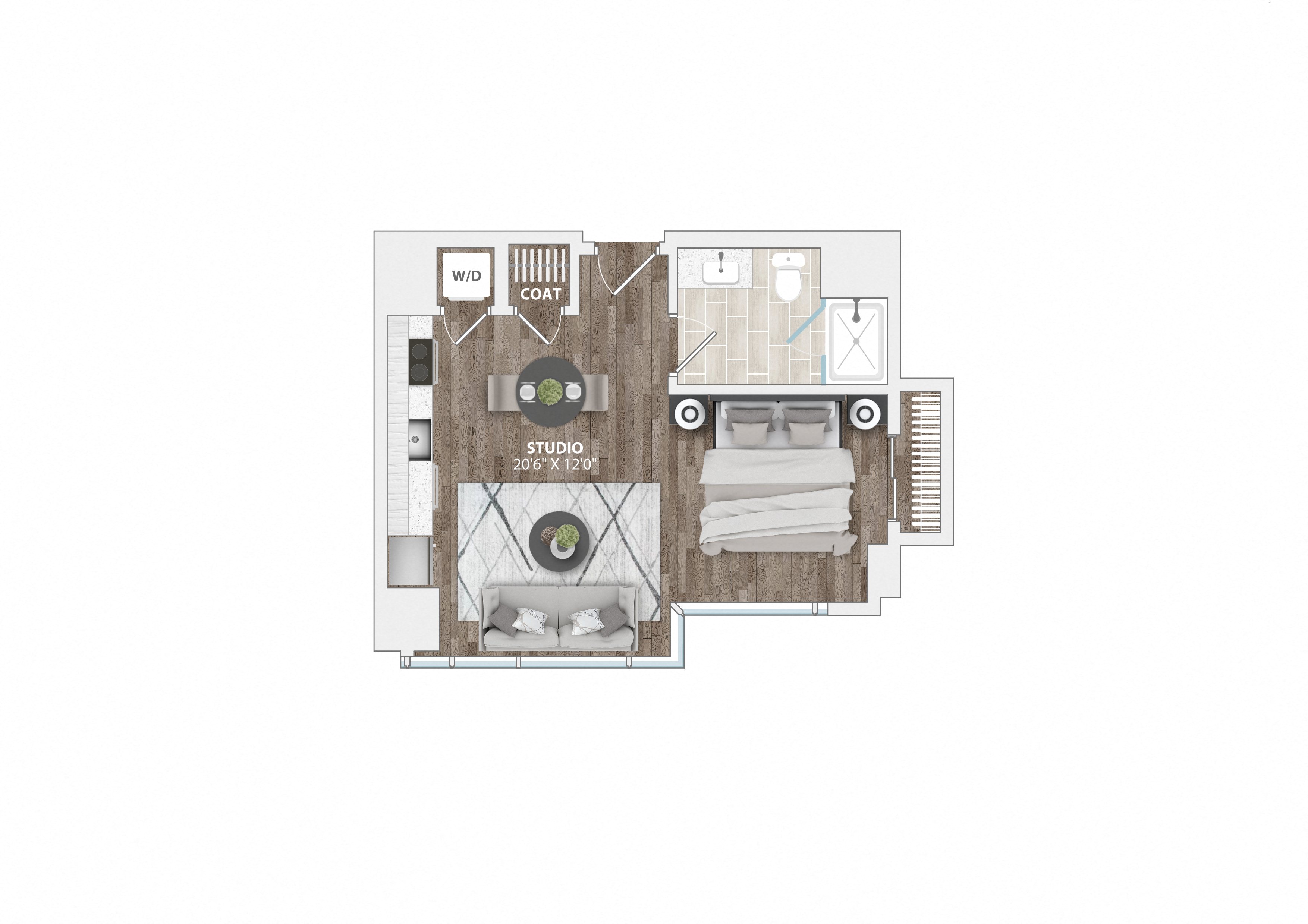 S2A Floor Plan at 1305 Dock Street, Maryland, 21231