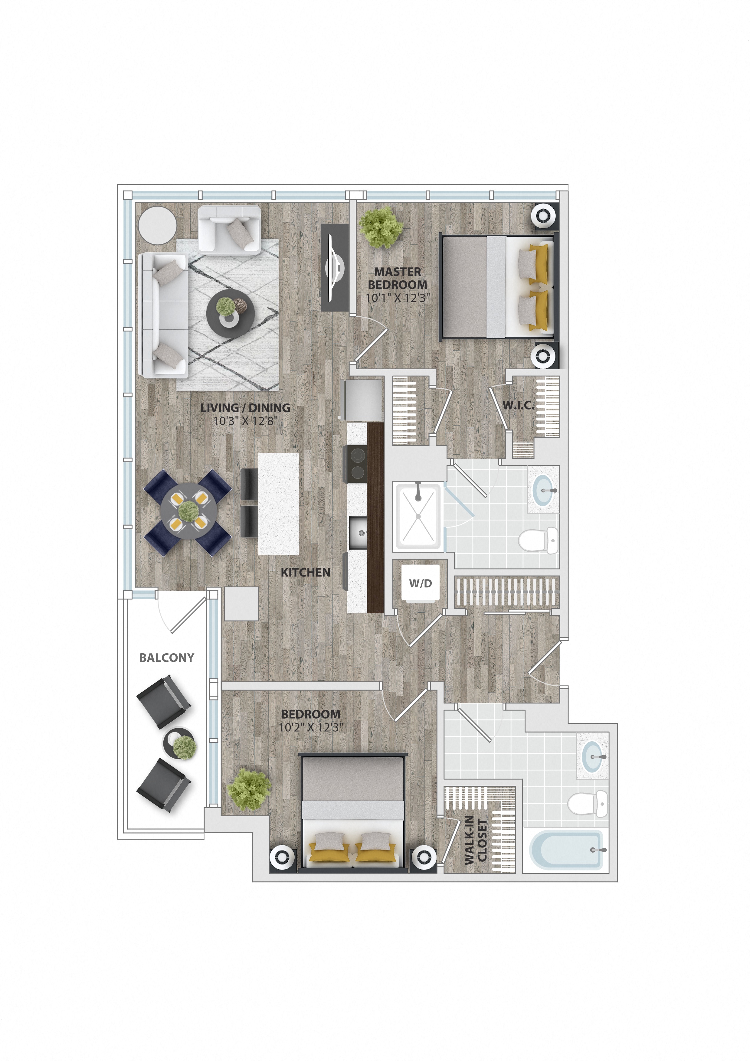 a floor plan of our apartments