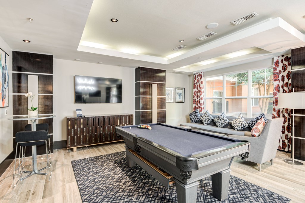 Billiards Table In Clubhouse at 800 Carlyle, Alexandria