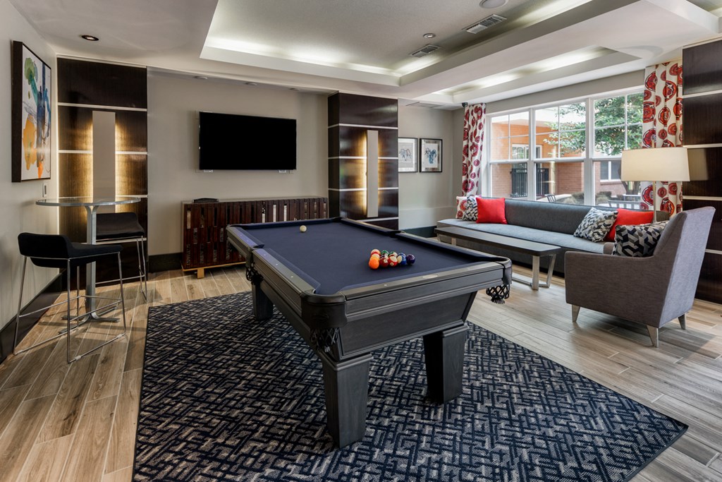 Game Room With Billiards at 800 Carlyle, Virginia, 22314
