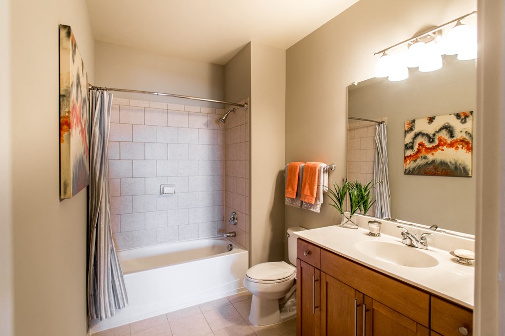 Model_Bathroom at 800 Carlyle, Virginia