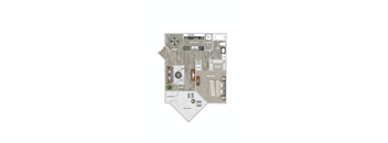 A1 Floor Plan at Palmetto Grove, Charleston, South Carolina