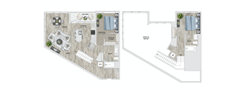 1 bed 2 bath at Metropolitan at the Riverwalk, Wilmington