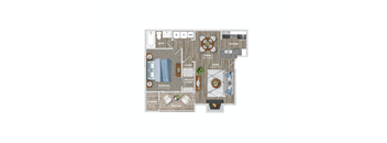 A2 Floor Plan at The Watch on Shem Creek, Mt. Pleasant