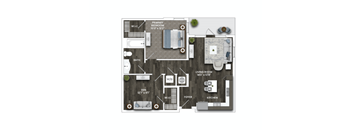 A2A DEN Floor Plan at La Unión, Florida, 33605