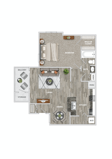 a floor plan of 303 sqft with a bedroom and a living room