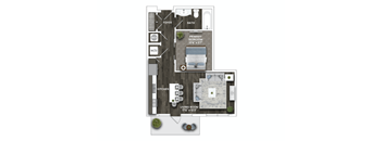A3A Floor Plan at La Unión, Tampa