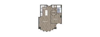A4A Floor Plan at Park Kennedy, Washington, Washington