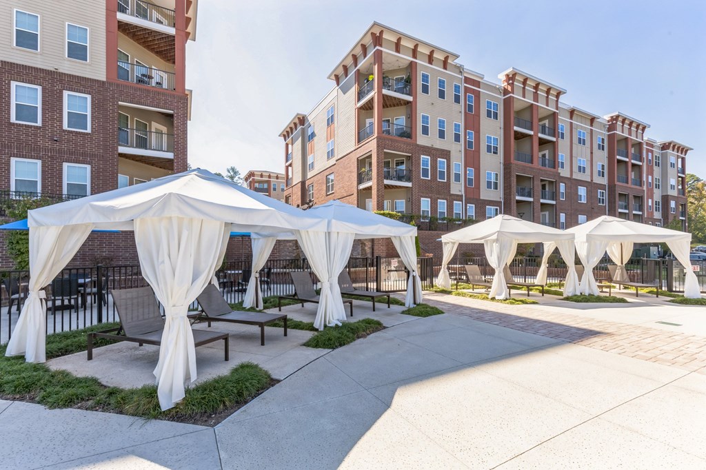 A Large White Tent at The Aster Apartments, Cary, 27519