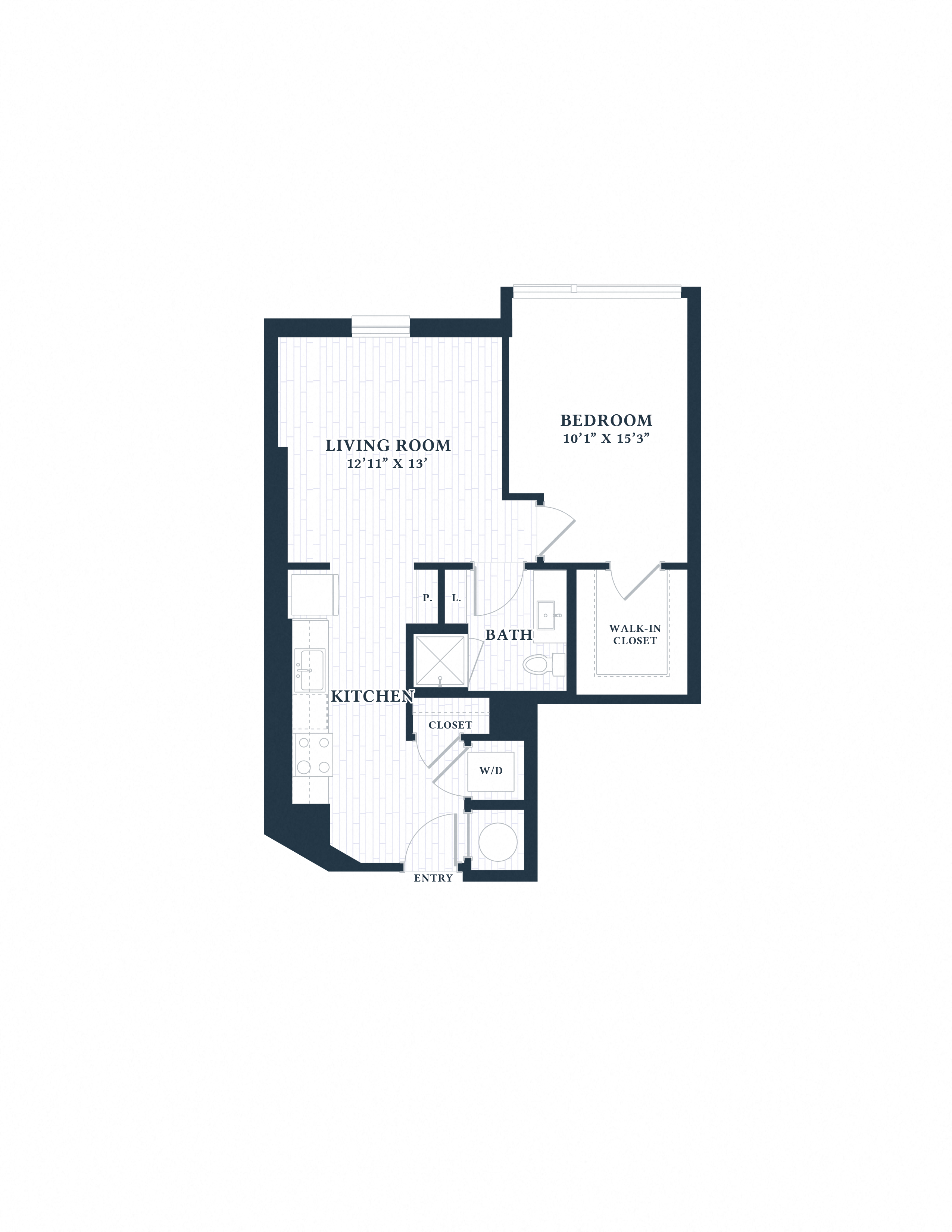 A7A Floor Plan at Brentford at The Mile, Tysons, Virginia