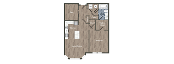 A8D Floor Plan at Park Kennedy, Washington, 20003