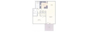 A2 Floor Plan at Amberleigh, Virginia, 22031
