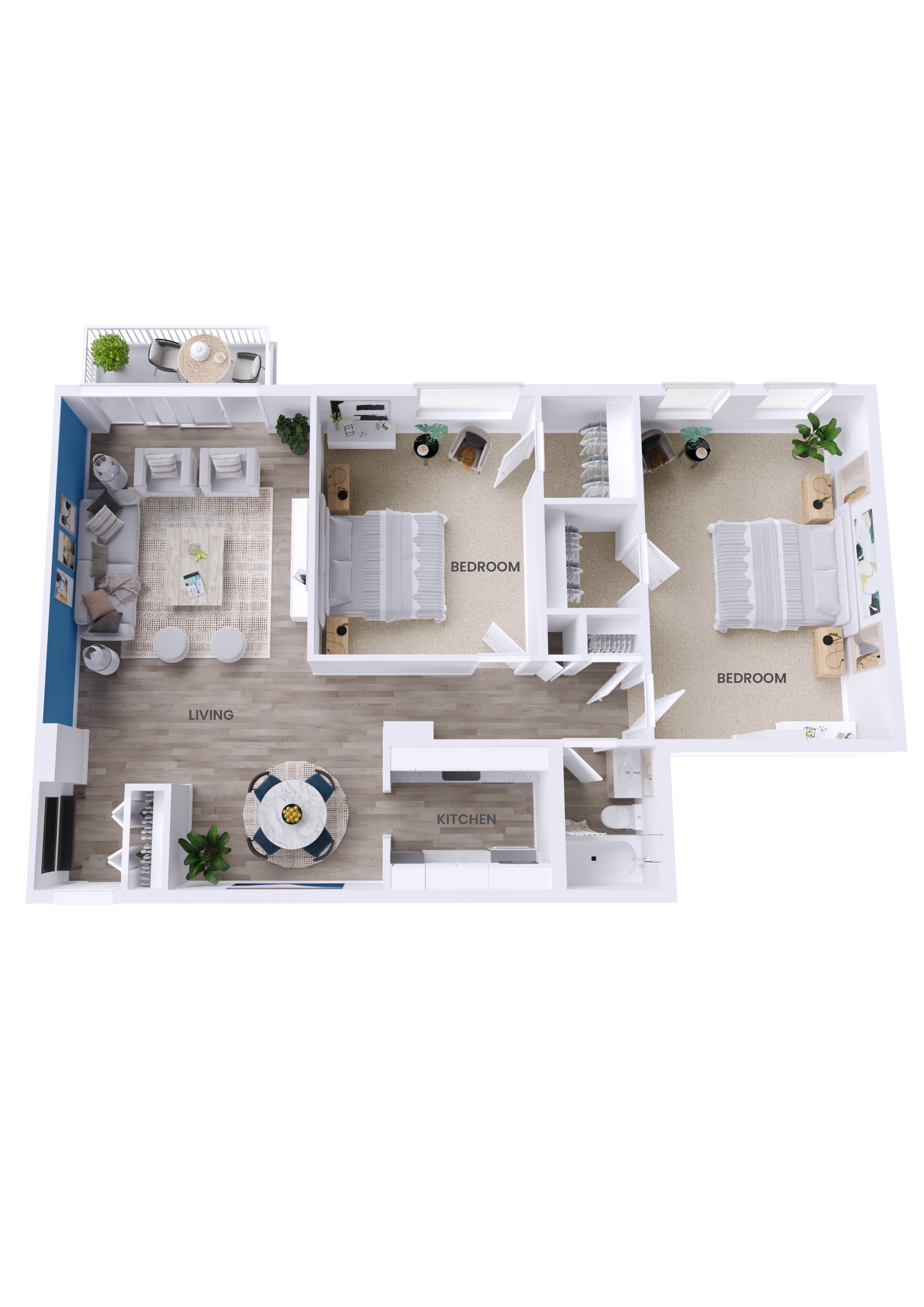 B3 Floor Plan at Avondale Overlook, Hyattsville, MD